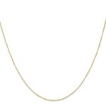 10k .5mm Carded Curb Chain - Image 2
