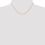10k 1.15mm Carded Cable Rope Chain - Image 4