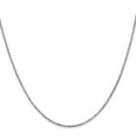 10k WG 1.25mm Box Chain - Image 2