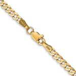 10K 3mm Open Concave Curb Chain 10K - Image 3