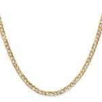 10K 3.8mm Open Concave Curb Chain 10K - Image 2