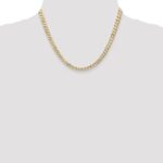 10K 5.25mm Open Concave Curb Chain 10K - Image 4