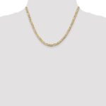 10k 4.5mm Concave Open Figaro Chain - Image 4