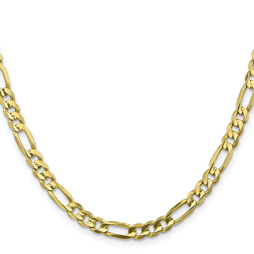10k 5.5mm Concave Open Figaro Chain - Image 2