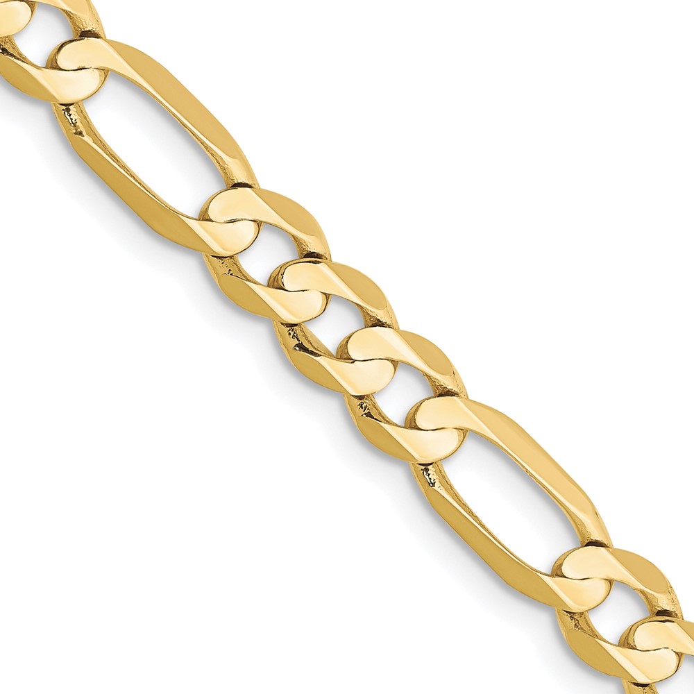 10k 5.5mm Concave Open Figaro Chain - Image 1