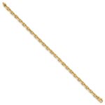 10k 4.2mm Hand-Polished Fancy Link Chain - Image 2