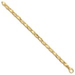 10k 5.80mm Polished Fancy Link Bracelet - Image 3