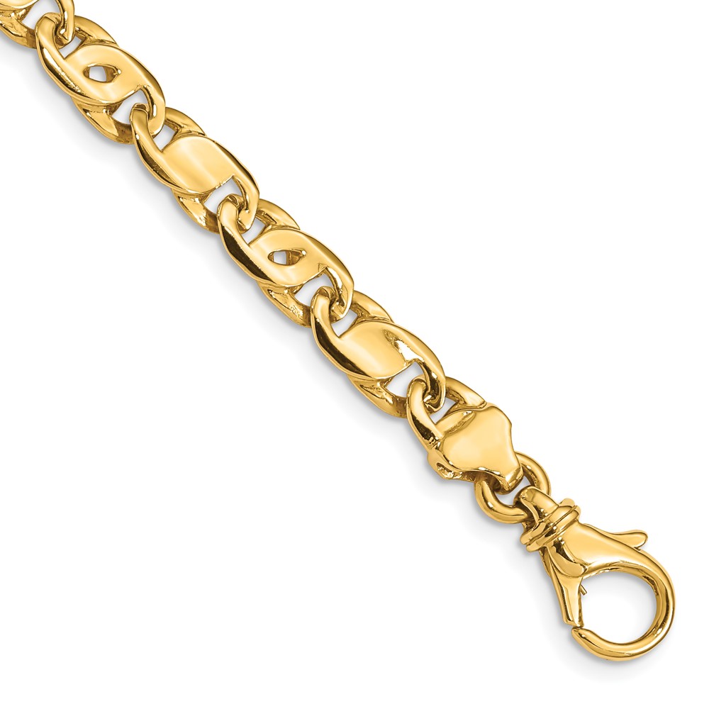 10k 5.80mm Polished Fancy Link Bracelet - Image 1