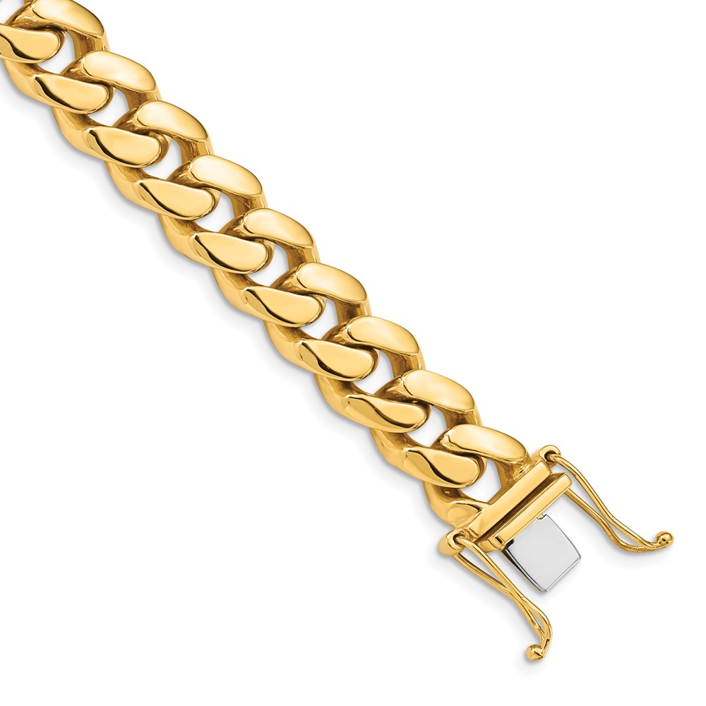 10k 10.7mm Hand-polished Miami Cuban Link Bracelet - Image 1