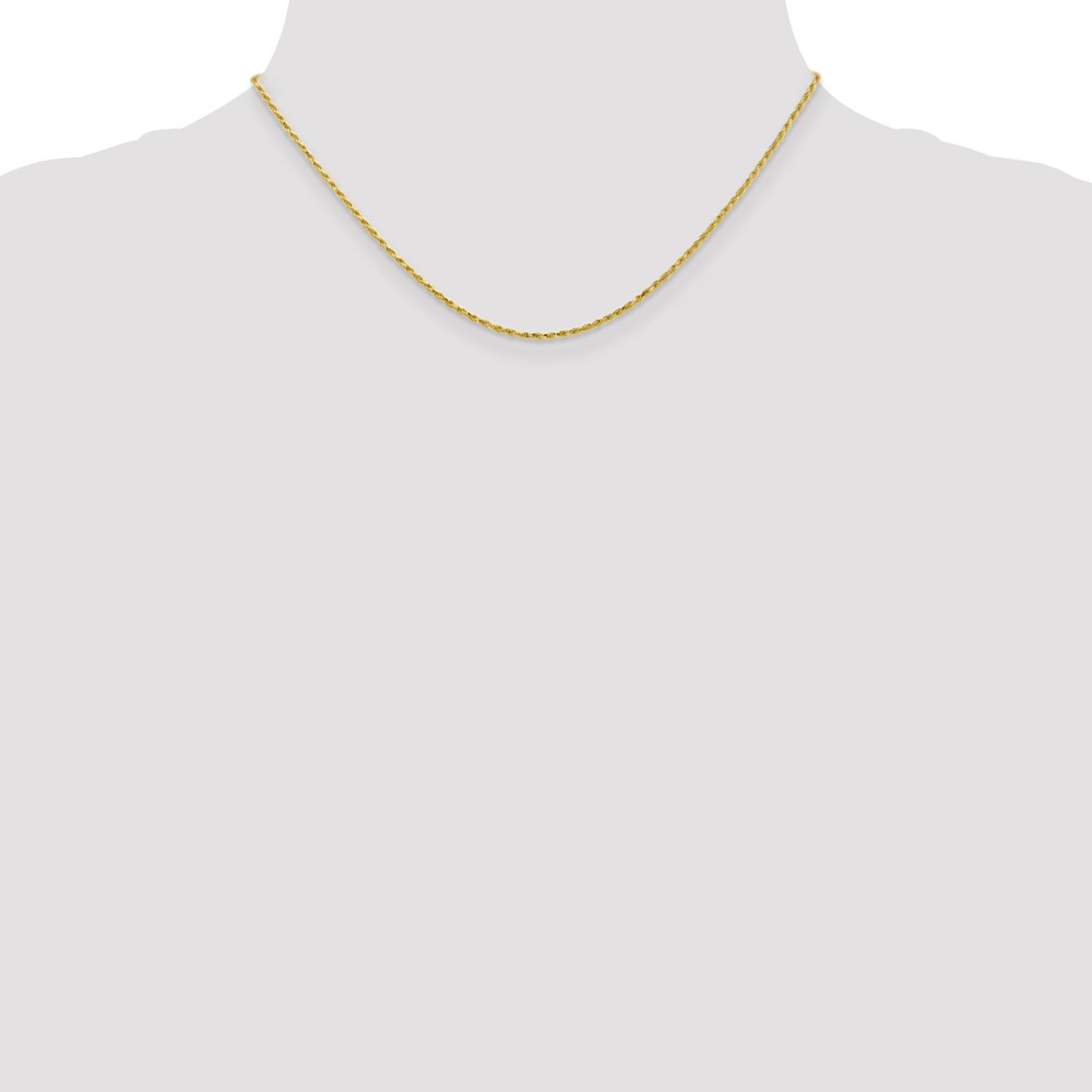 10k 1.3mm D/C Machine Made Rope Chain - Image 4