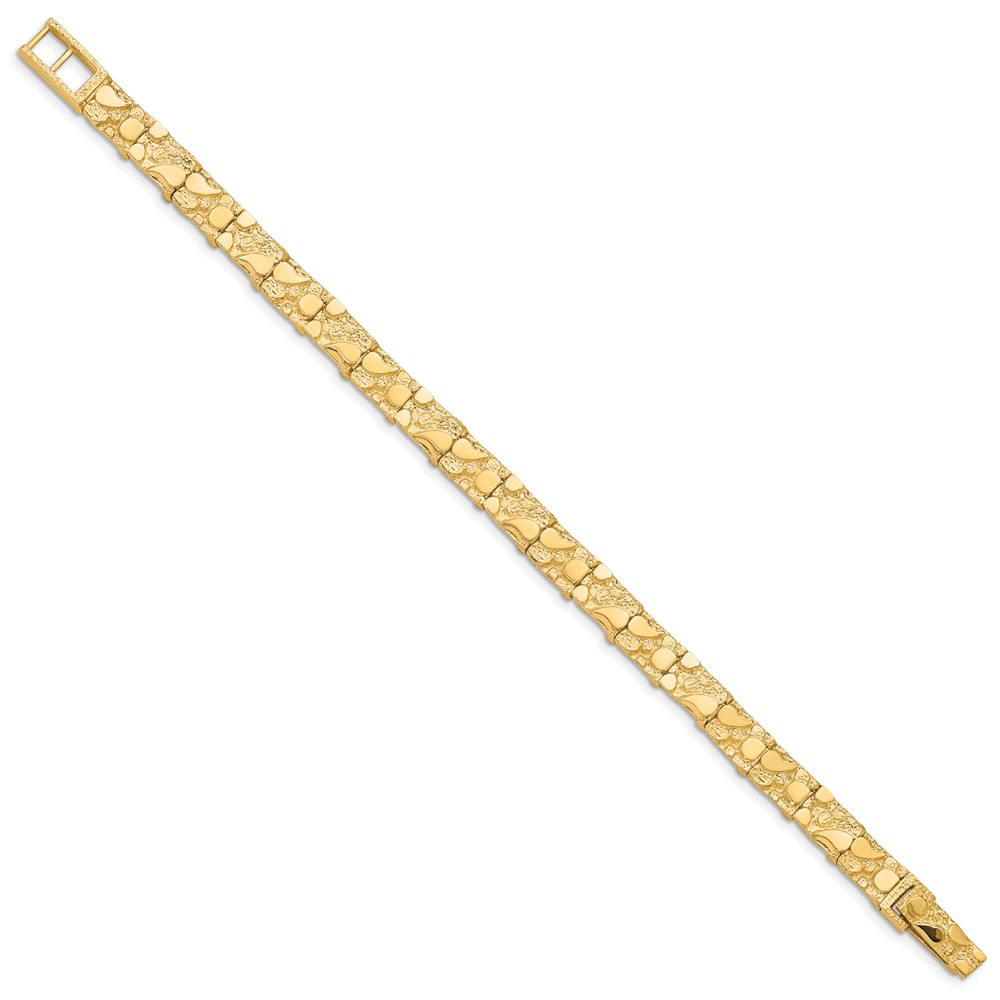 10k 7.0mm NUGGET Bracelet - Image 2