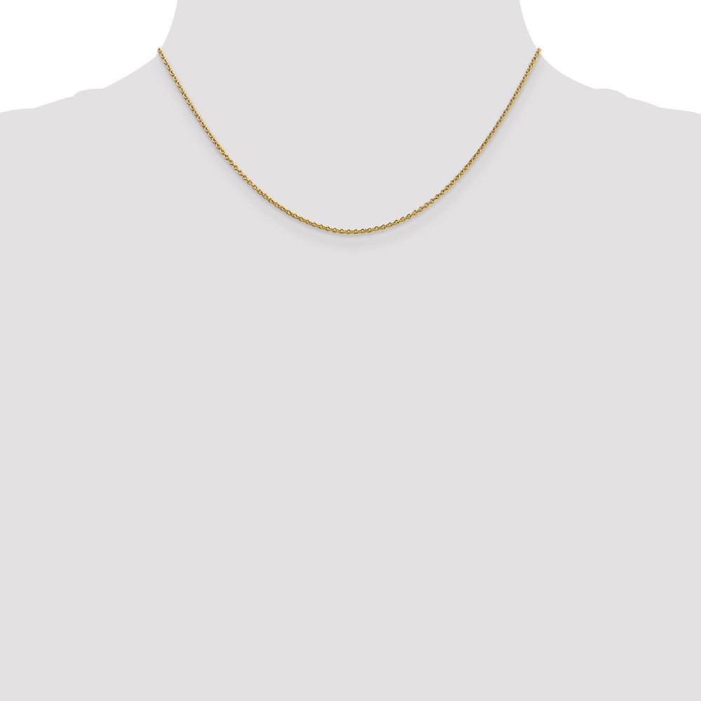 10k 1.4mm Forzantine Cable Chain - Image 4