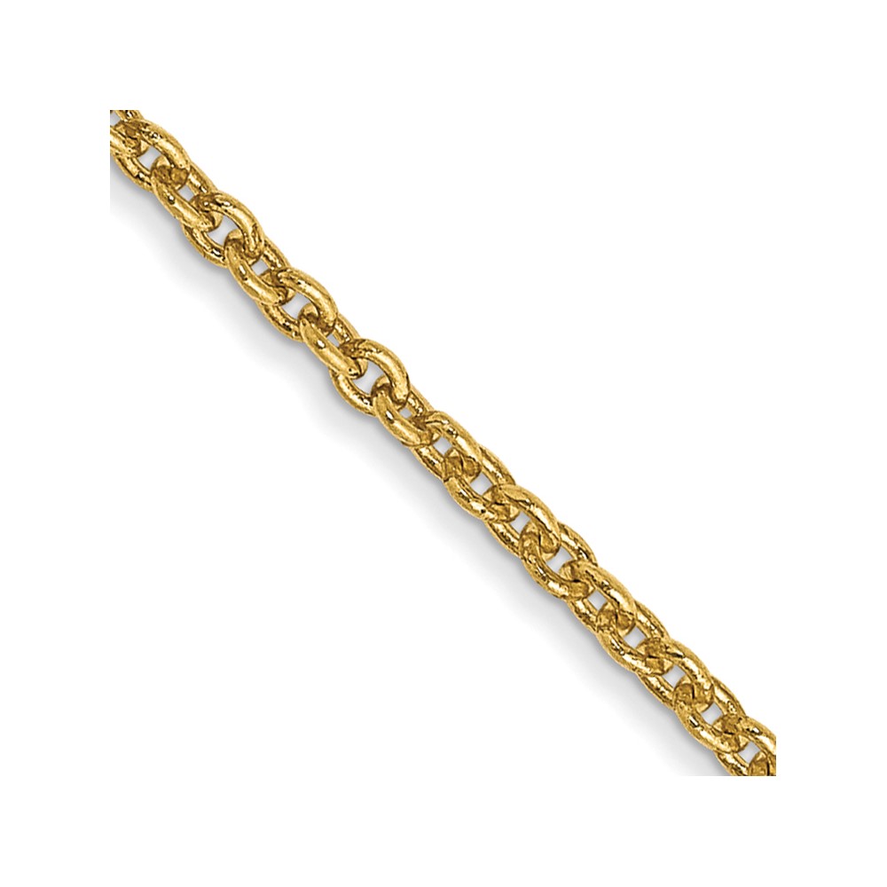 10k 1.4mm Forzantine Cable Chain - Image 1