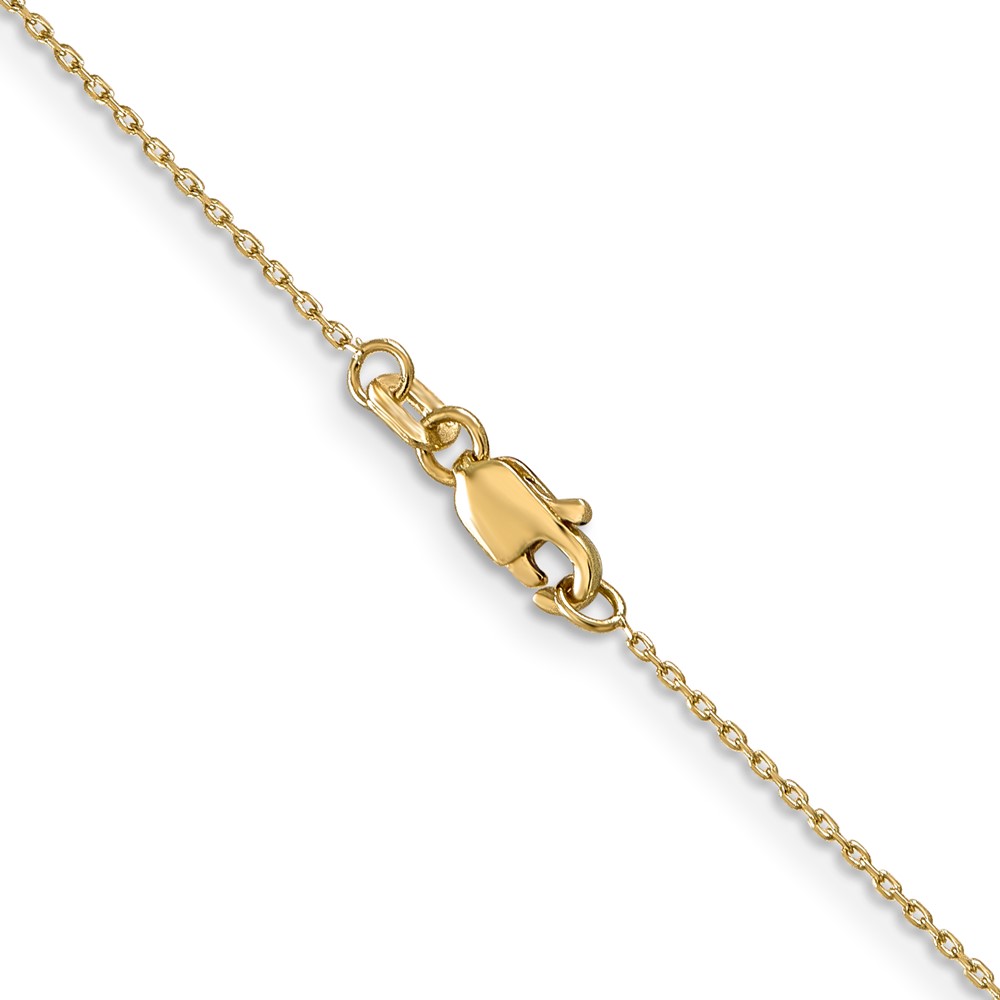 10k .8mm D/C Cable with Lobster Clasp Chain - Image 3