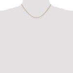 10k 1mm Round Open Link Cable Chain - Image 4
