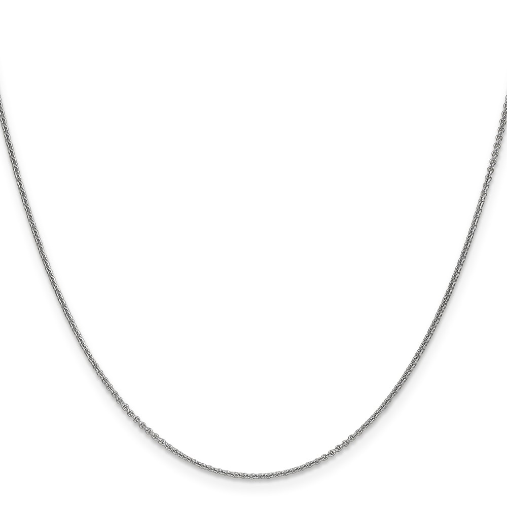 10k WG 1mm Round Open Link Cable Chain - Image 2
