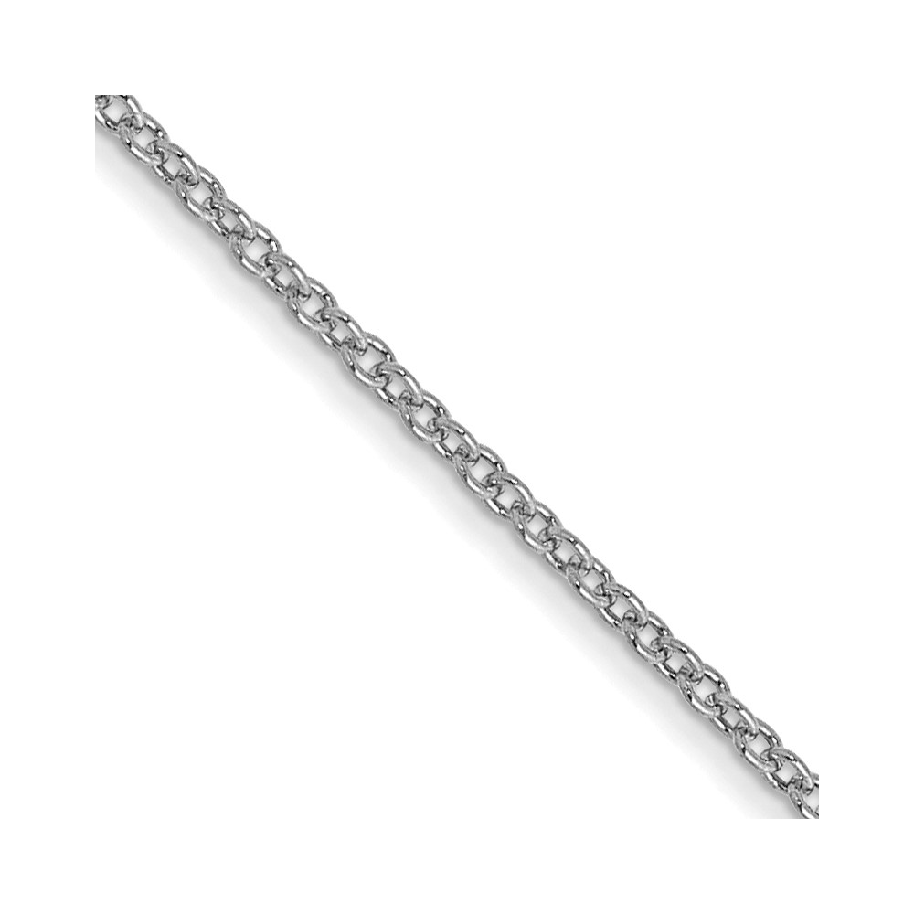 10k WG 1mm Round Open Link Cable Chain - Image 1
