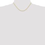 10k 1.5mm Parisian Wheat Chain - Image 4