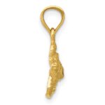 14K Turtle Pendant - Image 2