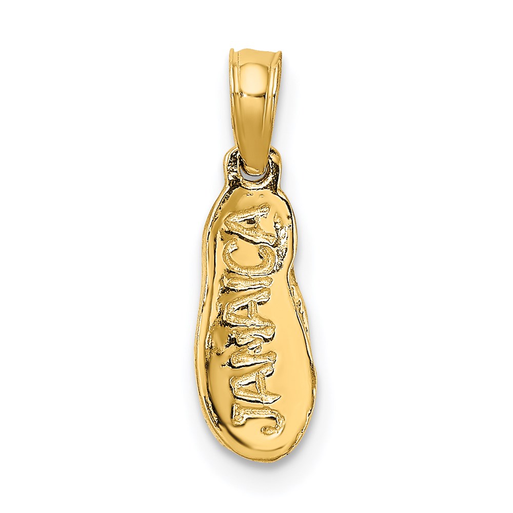 14K JAMAICA Flip-Flop Charm - Image 3