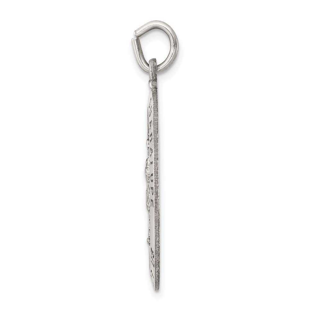 Sterling Silver Antiqued Our Lady of Guadalupe Medal - Image 2