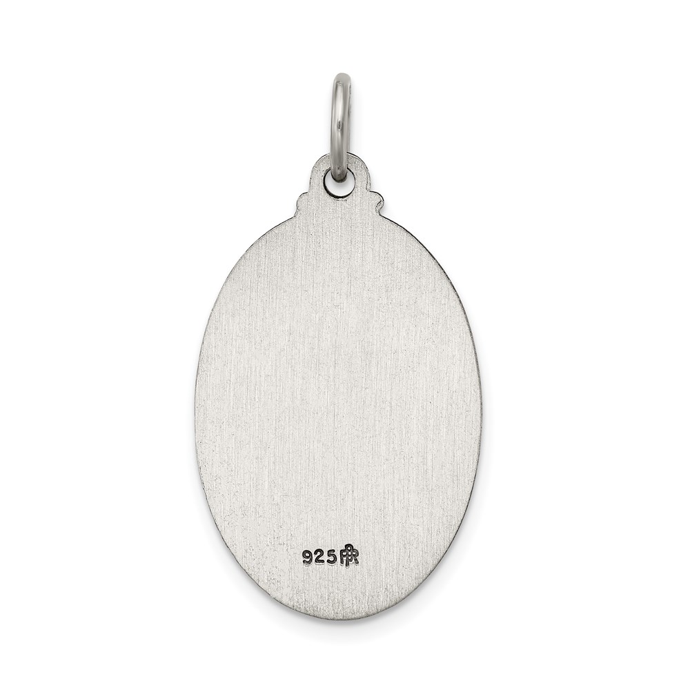 Sterling Silver Antiqued Our Lady of Guadalupe Medal - Image 4