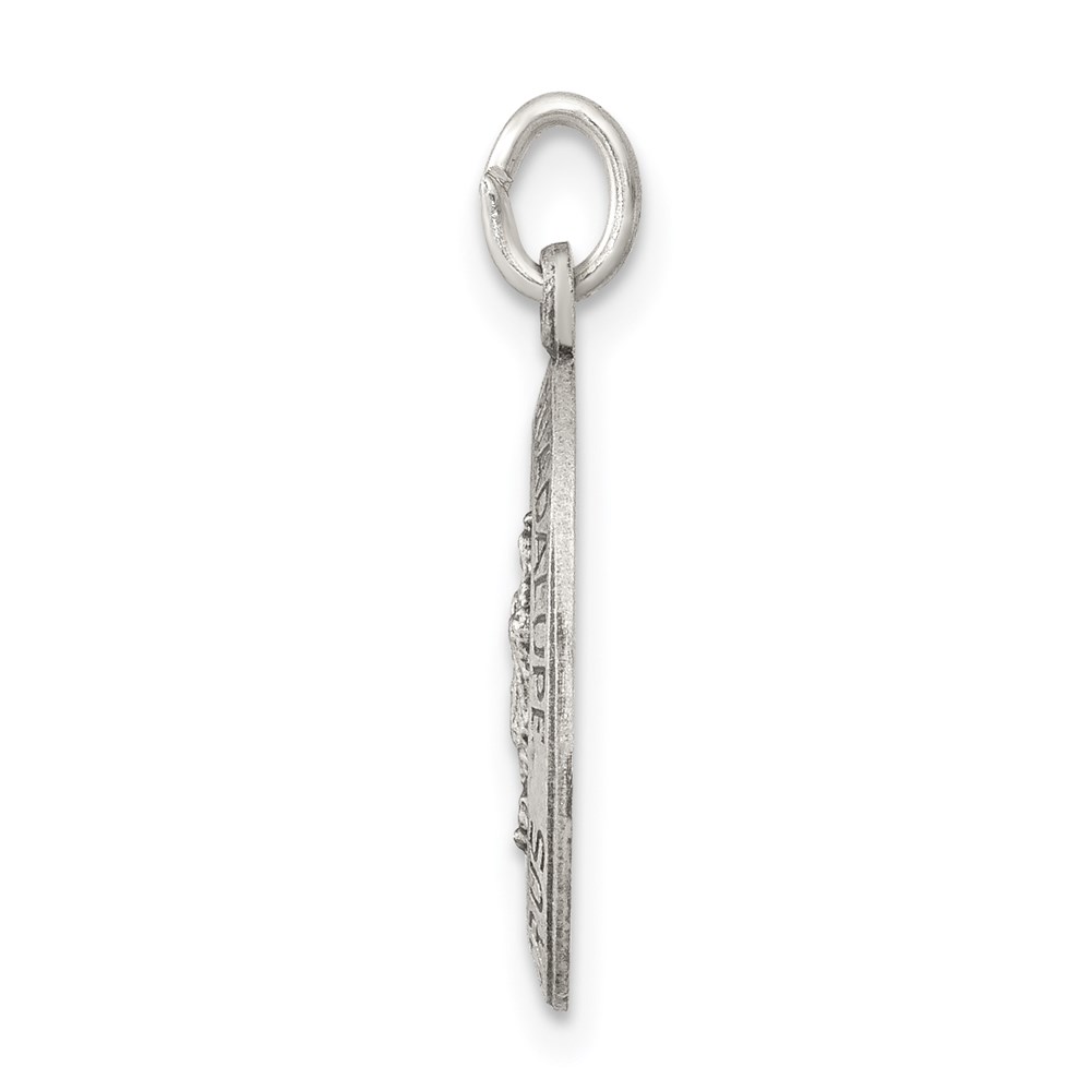 Sterling Silver Antiqued Our Lady of Guadalupe Medal - Image 2