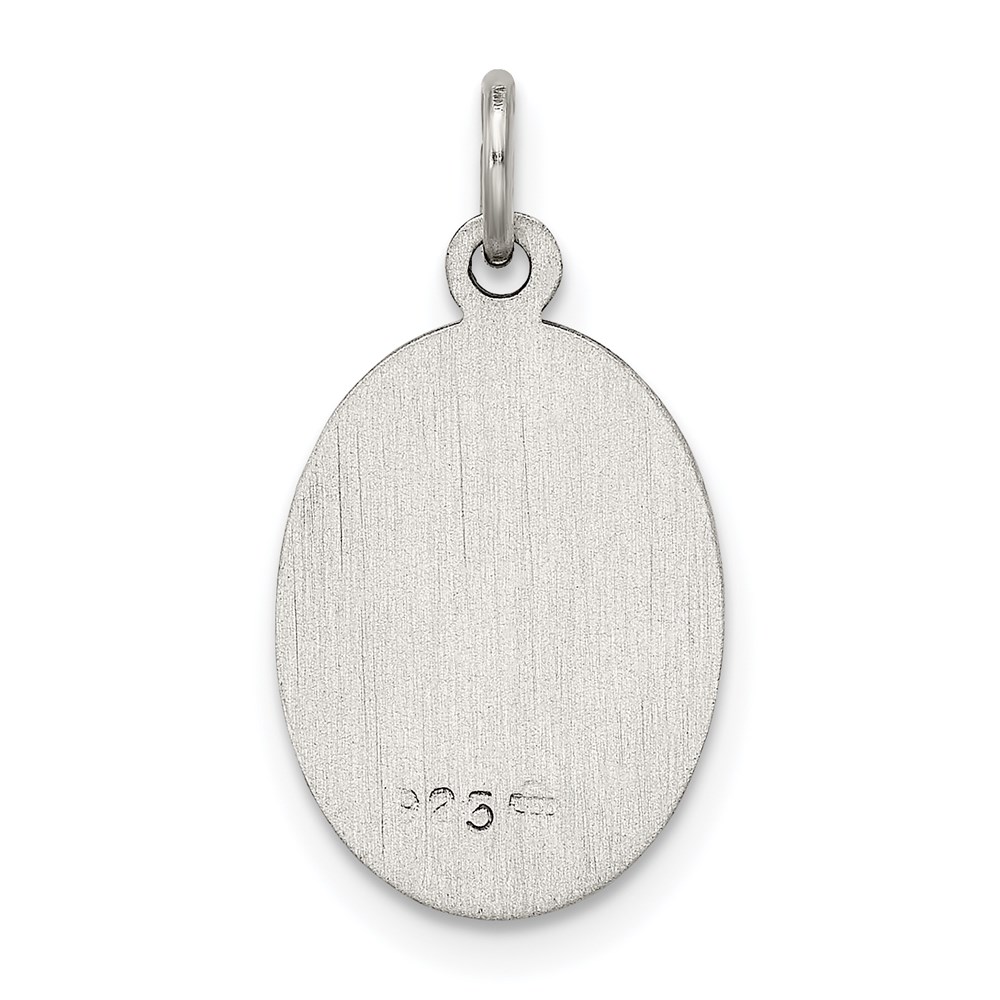 Sterling Silver Antiqued Our Lady of Guadalupe Medal - Image 4