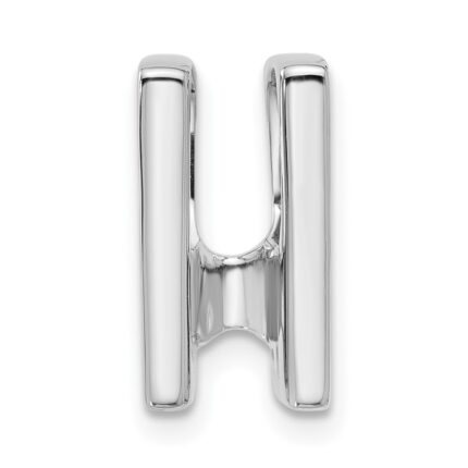 14k White Gold Holds 4.1mm Stone Slide Mounting Fits up to 4mm Regular/6mm Fancy or Reversible Omega