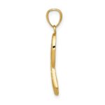 14k Polished HOPE Awareness Ribbon Pendant - Image 2