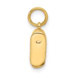 10k Single Baby Shoe Charm - Image 4