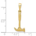 10k Hammer Charm - Image 3