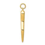 10k Large Italian Horn Charm - Image 2
