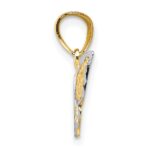 10K w/Rhodium Butterfly Charm - Image 2