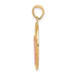 10k Two-tone Praying Hands Pendant - Image 2
