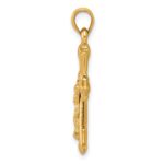 10k Reversible Crucifix /Cross Pendant - Image 2