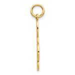 10k Treble Clef Charm - Image 2