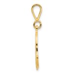 10k Filigree Initial A Pendant - Image 2