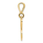 10k Filigree Initial C Pendant - Image 2