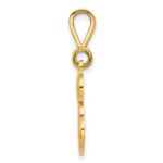10k Initial E Pendant - Image 2