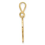10k Initial V Pendant - Image 2