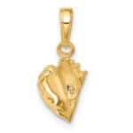 10k Conch Shell Pendant - Image 4