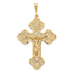 10K Crucifix Charm