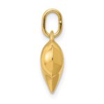 10K Polished 3-D Heart Pendant - Image 2