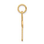 10k Yellow Cross Charm - Image 2