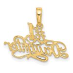 10k #1 Daughter Pendant - Image 4