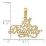 10k #1 Daughter Pendant - Image 3