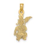 10K Polished Snowman Pendant - Image 4