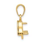 10k 3-D Lid Opens Piano Pendant - Image 2
