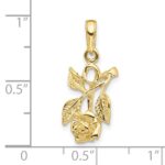 10k Rose Pendant - Image 3